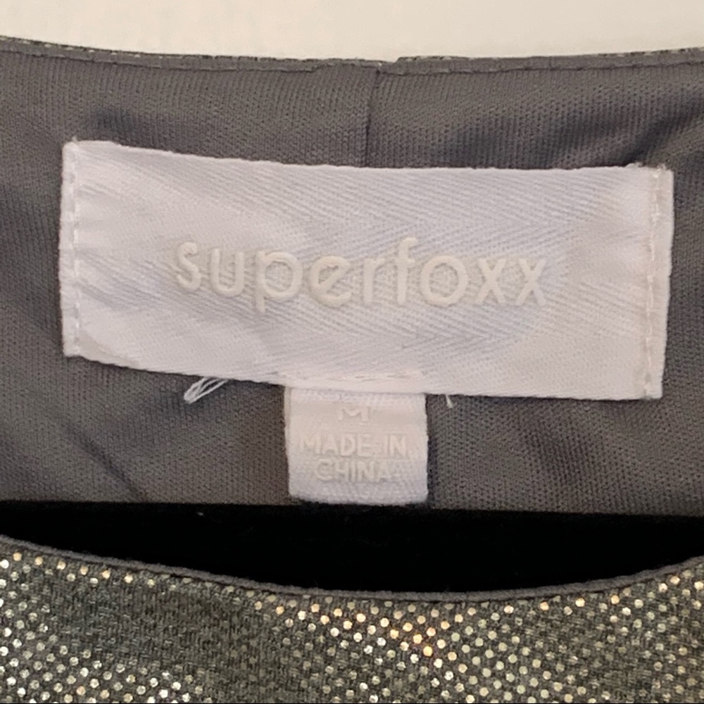 Superfoxx metallic dress size medium GUC - Picture 6 of 6
